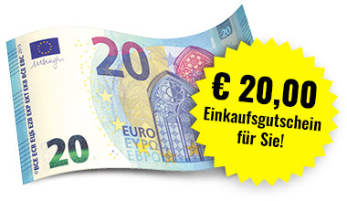 20 Euro Bar-Gutschein